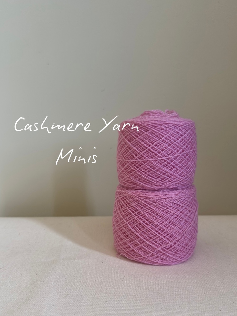 Bubblegum Reclaimed Cashmere Yarn · Lace Weight · Midi | 244m